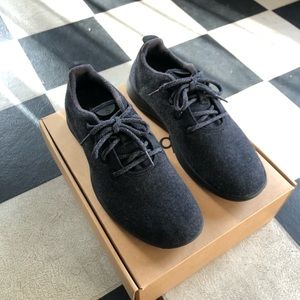 Allbirds Men's Wool Runners Natural Black Sz US 10